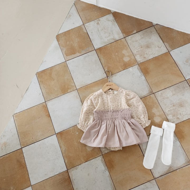 From J - Korean Baby Fashion - #babygirlfashion - Kelly Smoke Body Suit - 2