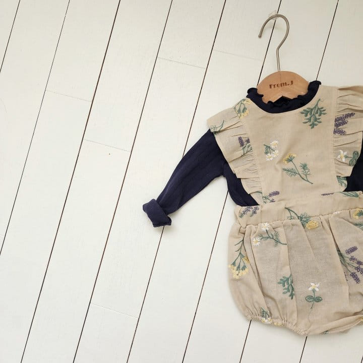 From J - Korean Baby Fashion - #babygirlfashion - Bonjour Dungarees Body Suit - 11