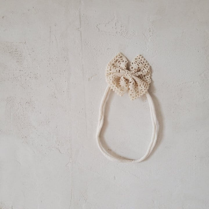 From J - Korean Baby Fashion - #babylifestyle - Knit Ribbon Band - 3