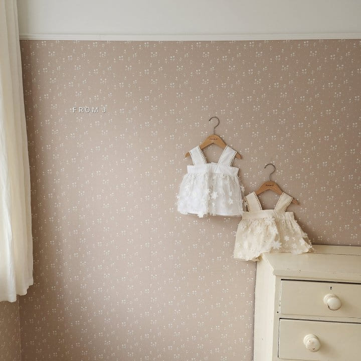 From J - Korean Baby Fashion - #babyoninstagram - Floral Leaf Bustier - 8