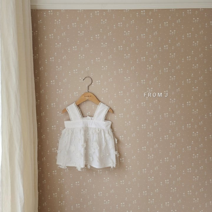 From J - Korean Baby Fashion - #babyoutfit - Floral Leaf Bustier - 11
