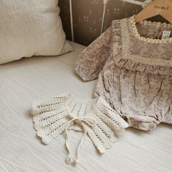 From J - Korean Baby Fashion - #babyoutfit - Glory Frill Body Suit - 8