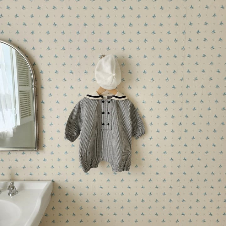 From J - Korean Baby Fashion - #babyoutfit - Mono Sailor Body Suit - 5