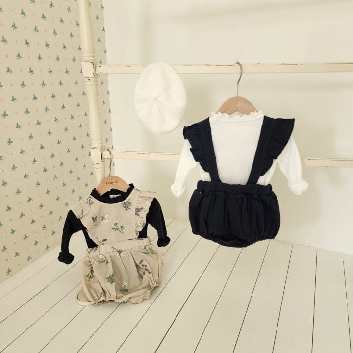 From J - Korean Baby Fashion - #babyoutfit - Bonjour Dungarees Body Suit