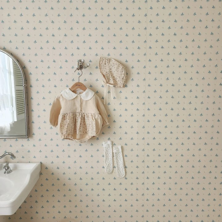 From J - Korean Baby Fashion - #babywear - Love Collar Body Suit - 6