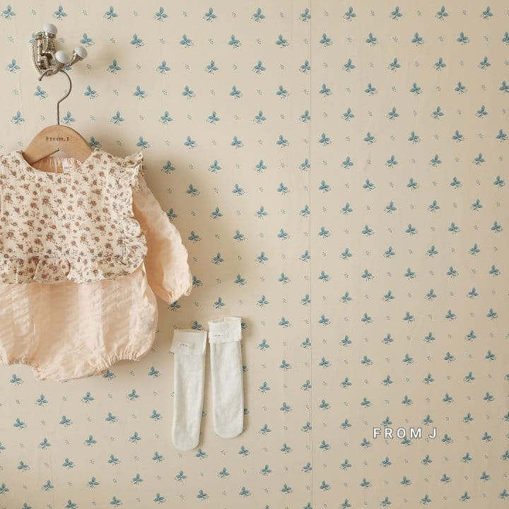 From J - Korean Baby Fashion - #babywear - Elly Flower Body Suit Vest Set - 5