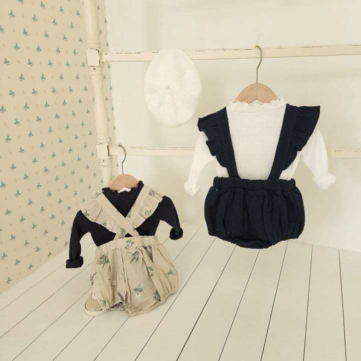 From J - Korean Baby Fashion - #babywear - Bonjour Dungarees Body Suit - 2