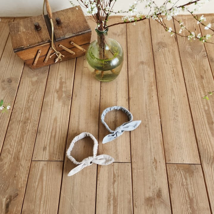 From J - Korean Baby Fashion - #onlinebabyshop - Small Check Ribbon Band - 9