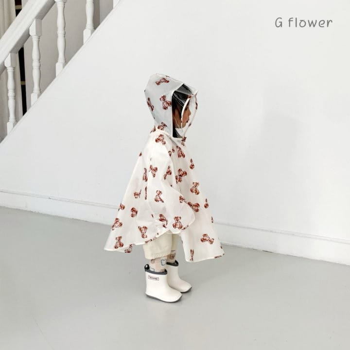 G Flower - Korean Children Fashion - #Kfashion4kids - Bear Rain Coat - 3