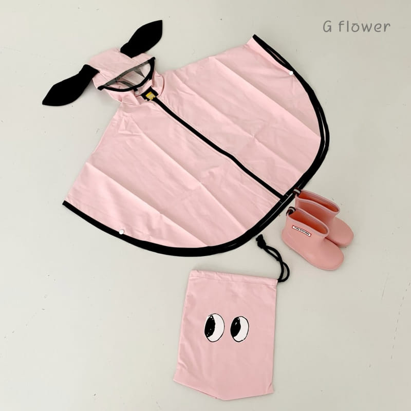 G Flower - Korean Children Fashion - #childofig - Rabbit Rain Coat - 10