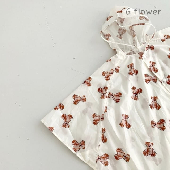G Flower - Korean Children Fashion - #childofig - Bear Rain Coat - 8