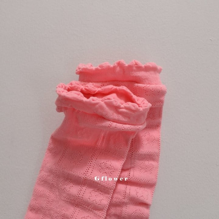 G Flower - Korean Children Fashion - #childrensboutique - Black Pink White Knee Socks - 8