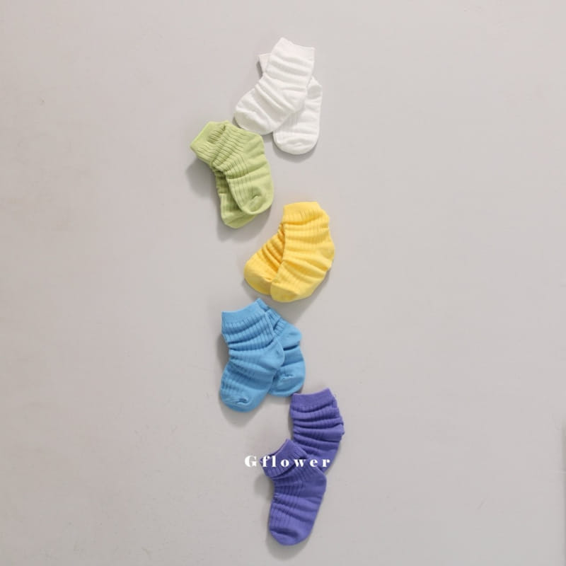 G Flower - Korean Children Fashion - #discoveringself - Boy Rib Socks Set - 2