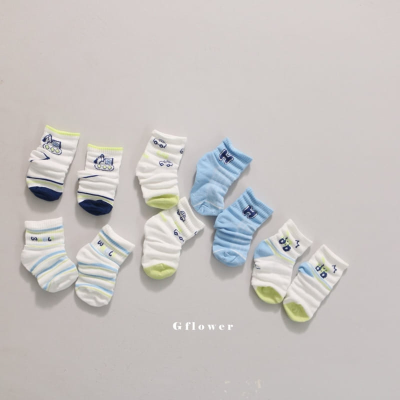 G Flower - Korean Children Fashion - #fashionkids - Car Socks Set
