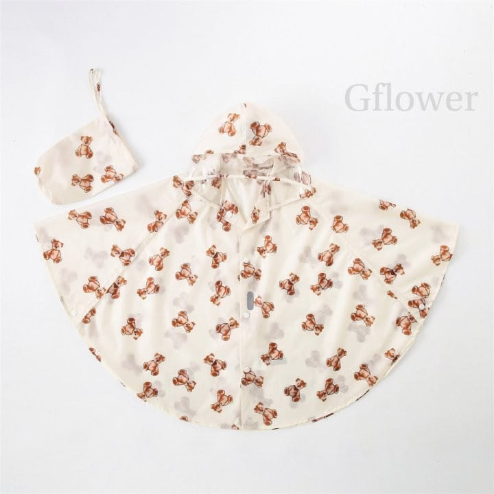 G Flower - Korean Children Fashion - #kidsstore - Bear Rain Coat