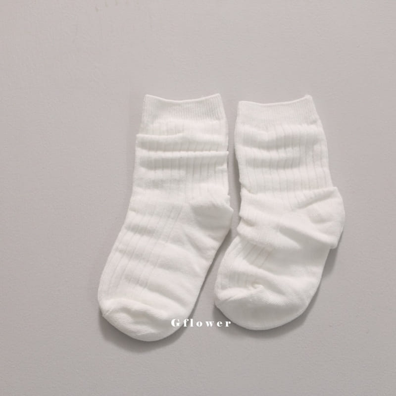 G Flower - Korean Children Fashion - #kidsstore - Boy Rib Socks Set - 5