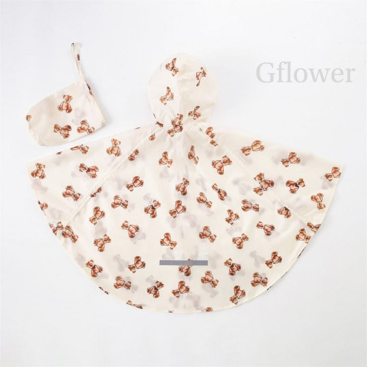 G Flower - Korean Children Fashion - #kidzfashiontrend - Bear Rain Coat - 2