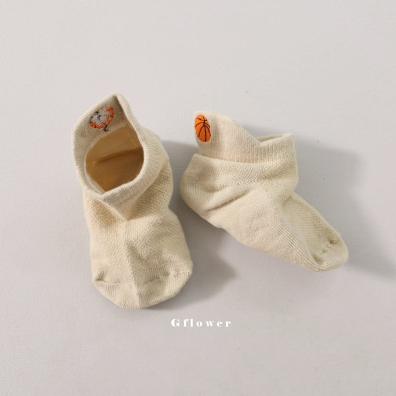 G Flower - Korean Children Fashion - #littlefashionista - Ball Embroidery Socks Set - 8