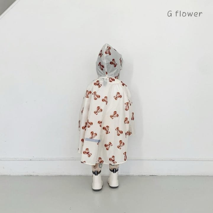 G Flower - Korean Children Fashion - #Kfashion4kids - Bear Rain Coat - 4