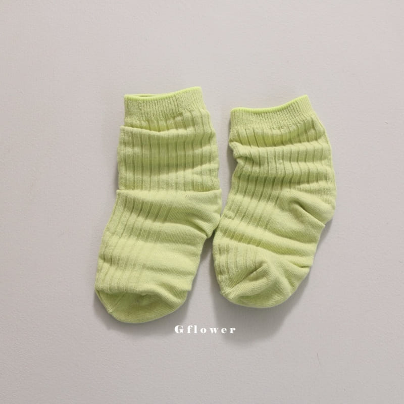 G Flower - Korean Children Fashion - #littlefashionista - Boy Rib Socks Set - 8
