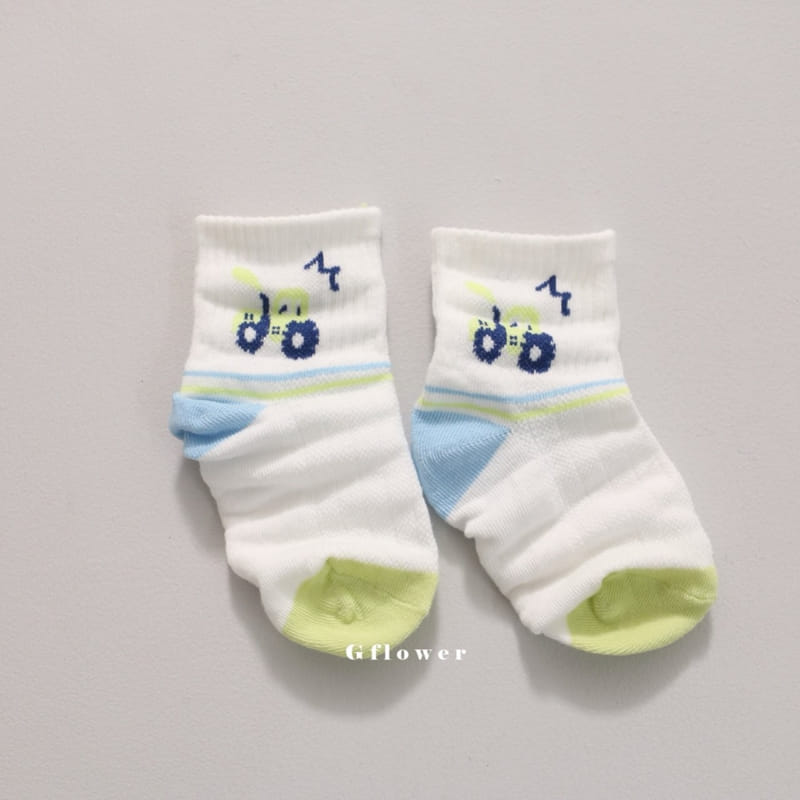G Flower - Korean Children Fashion - #littlefashionista - Car Socks Set - 6