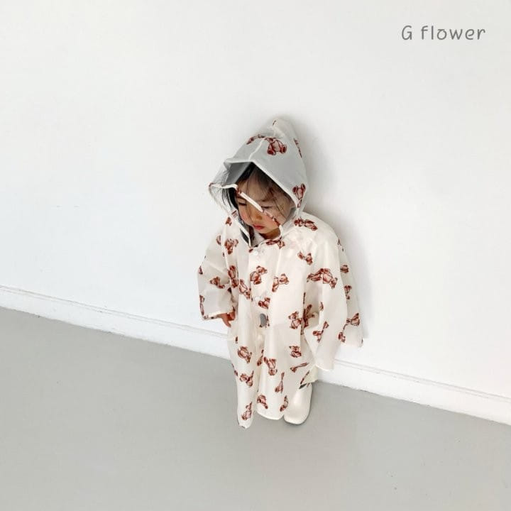 G Flower - Korean Children Fashion - #magicofchildhood - Bear Rain Coat - 5