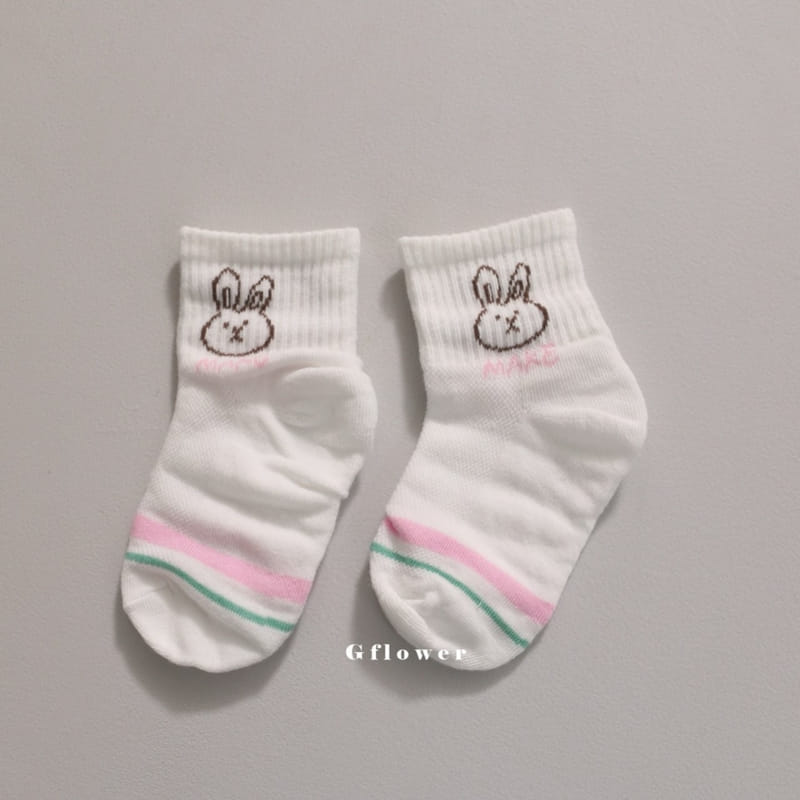 G Flower - Korean Children Fashion - #minifashionista - Spring Rabbit Socks Set - 7