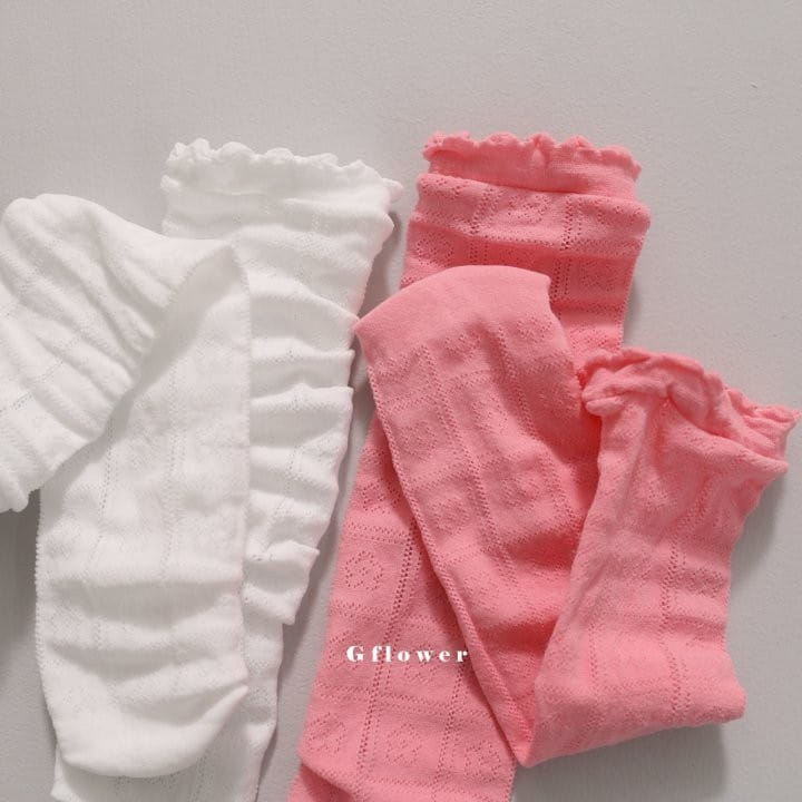 G Flower - Korean Children Fashion - #prettylittlegirls - Black Pink White Knee Socks - 5
