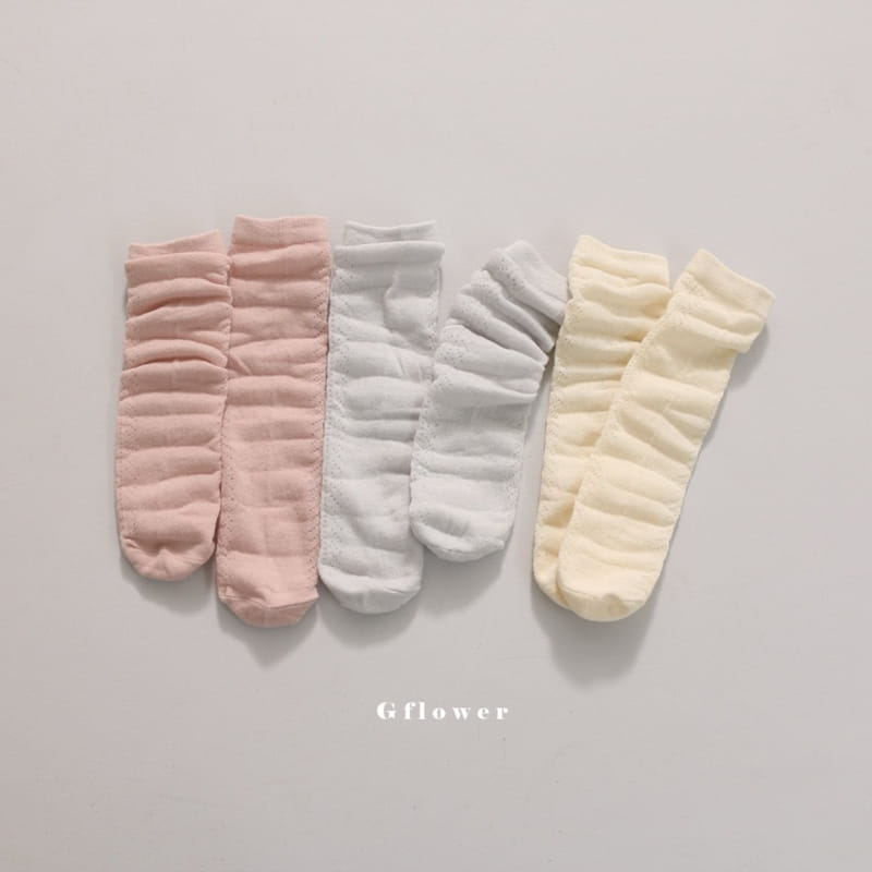 G Flower - Korean Children Fashion - #stylishchildhood - Pastel Knee Socks - 8