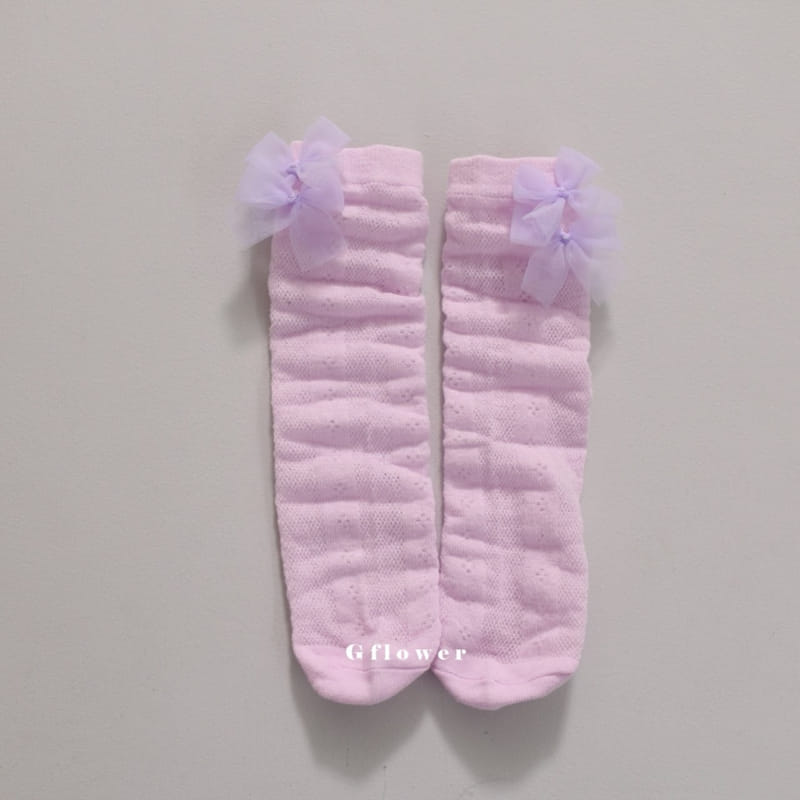G Flower - Korean Children Fashion - #todddlerfashion - Ribbon Knee Socks - 7