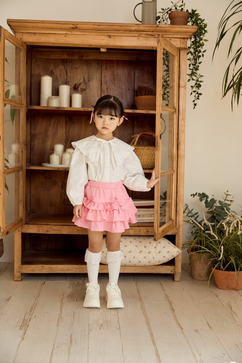 Ggomare - Korean Children Fashion - #designkidswear - Kan Kang Ribbon Skirt - 2