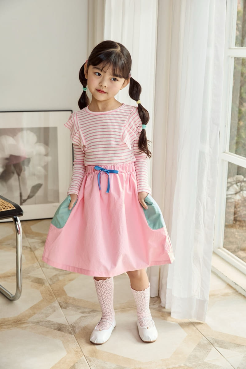 Ggomare - Korean Children Fashion - #discoveringself - Block Skirt