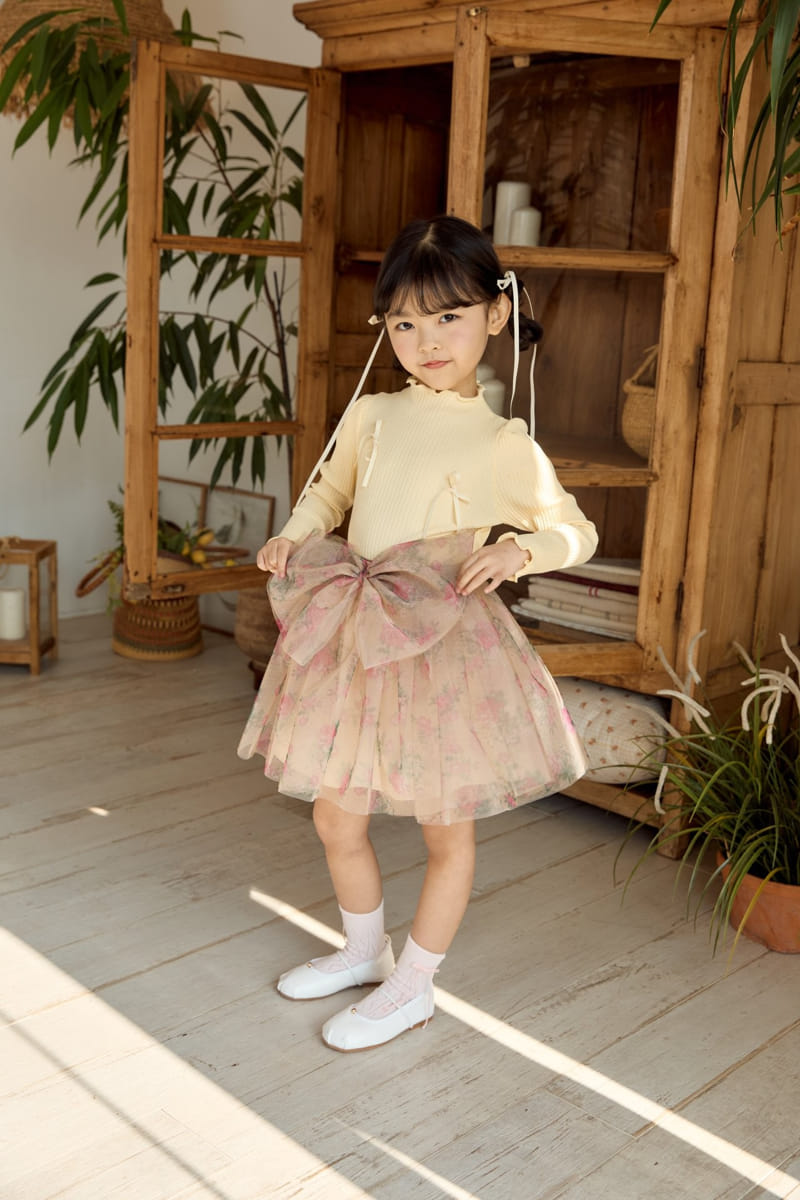 Ggomare - Korean Children Fashion - #discoveringself - Malang Ribbon Tee - 6
