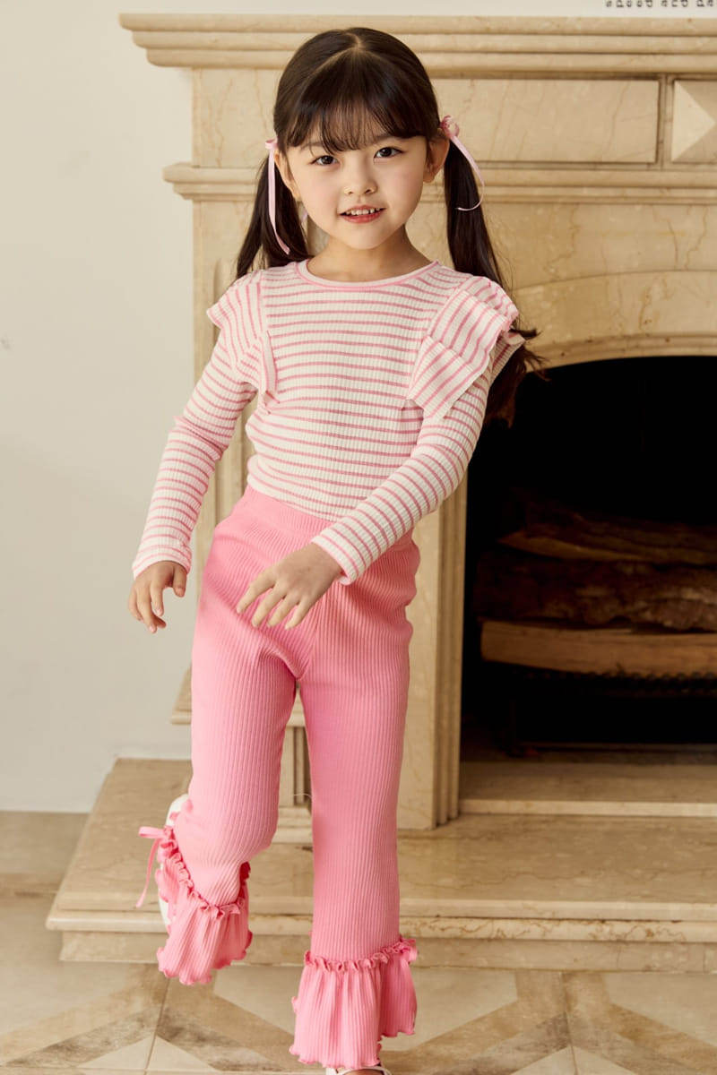 Ggomare - Korean Children Fashion - #discoveringself - ST Frill Tee - 3