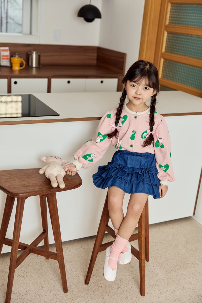Ggomare - Korean Children Fashion - #littlefashionista - Denim Kan Kang Skirt - 3