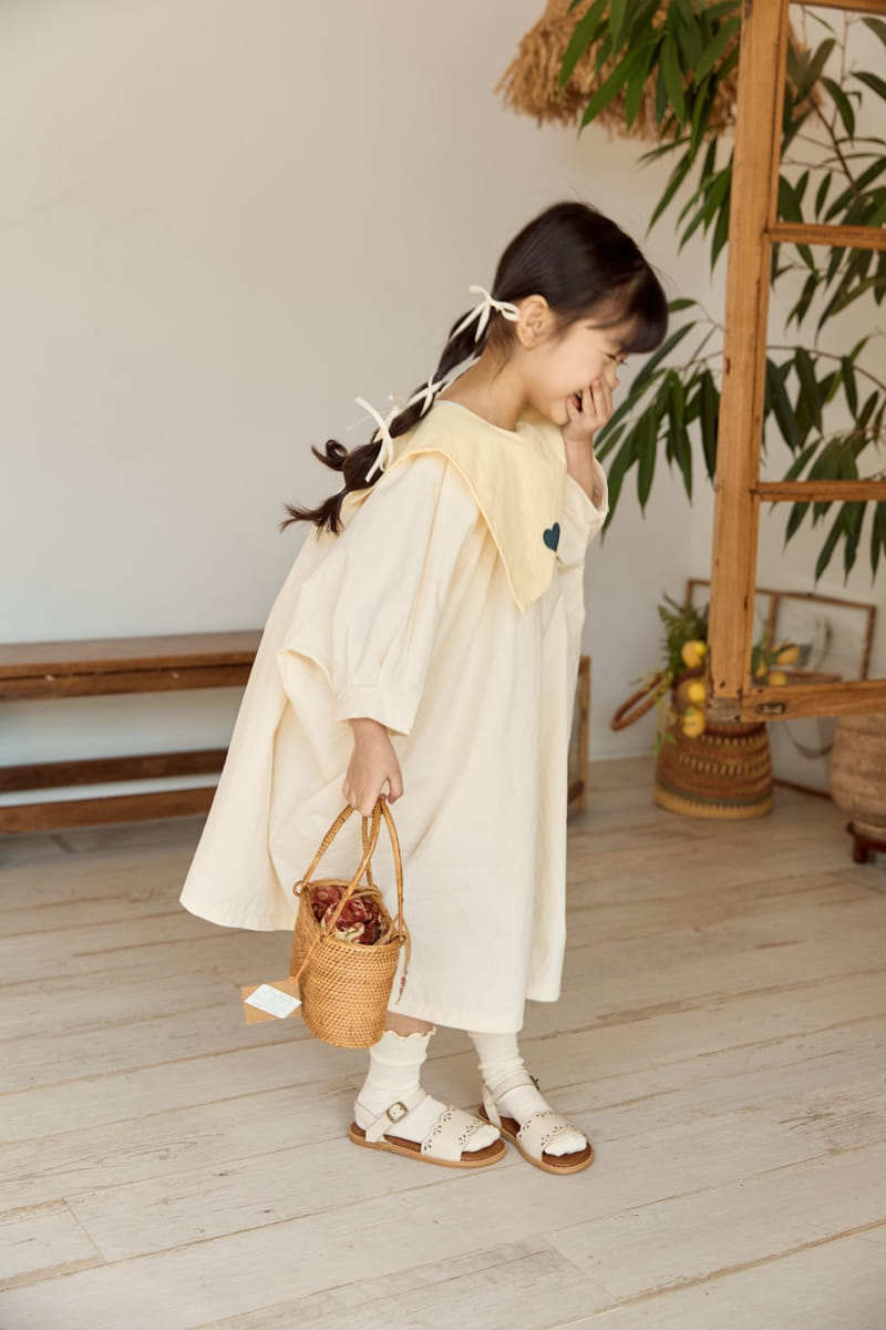 Ggomare - Korean Children Fashion - #magicofchildhood - Elwy Heart One-Piece - 9