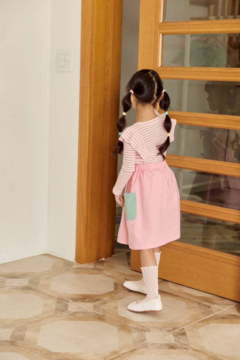 Ggomare - Korean Children Fashion - #minifashionista - Block Skirt - 9