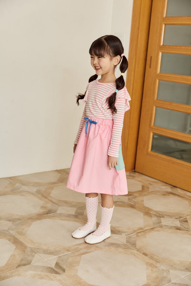 Ggomare - Korean Children Fashion - #prettylittlegirls - Block Skirt - 10