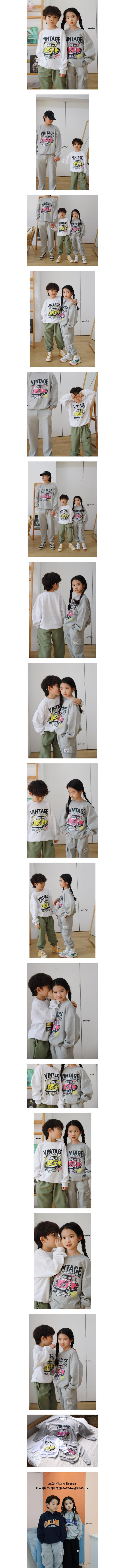 Ggomenge - Korean Children Fashion - #kidzfashiontrend - Vintage Sweatshirt - 2