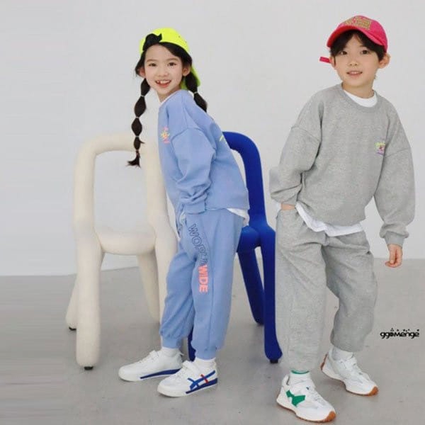 Ggomenge - Korean Children Fashion - #magicofchildhood - Safe Top Bottom Set