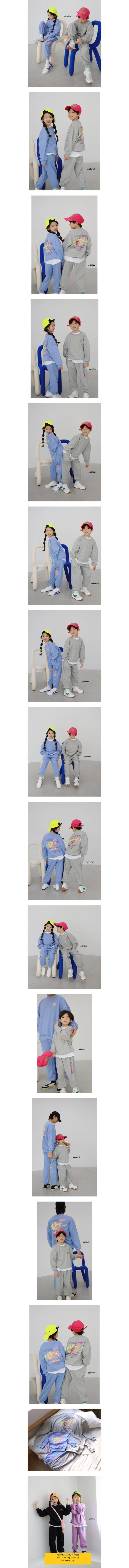 Ggomenge - Korean Children Fashion - #minifashionista - Safe Top Bottom Set - 2