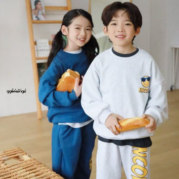 Ggomenge - Korean Children Fashion - #prettylittlegirls - Crush Top Bottom Set
