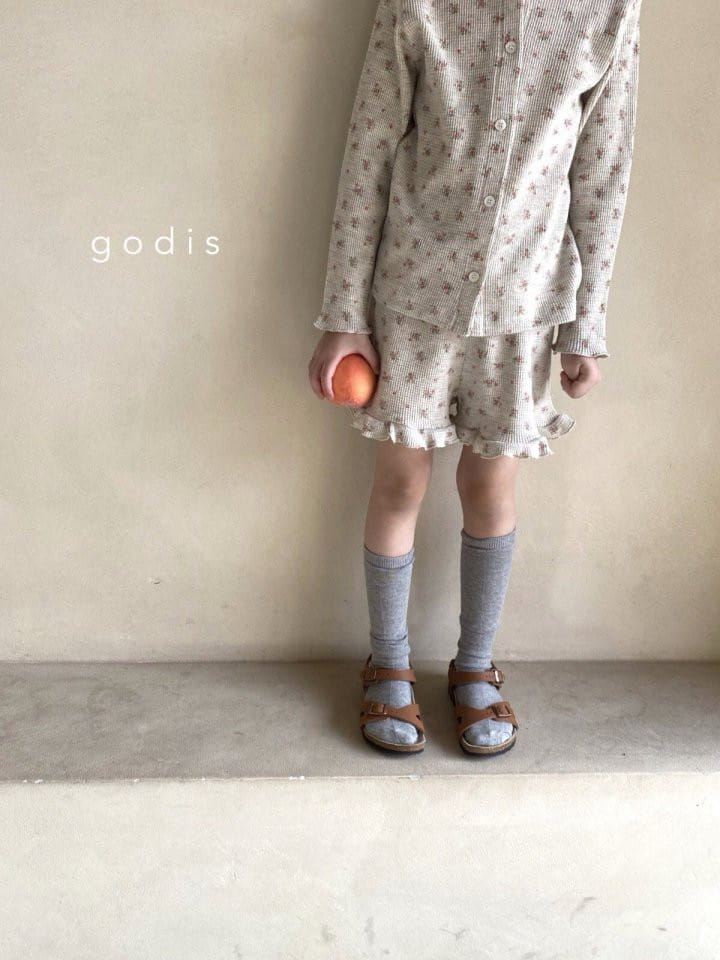 Godis - Korean Children Fashion - #childrensboutique - Curley Top Bottom Set - 3