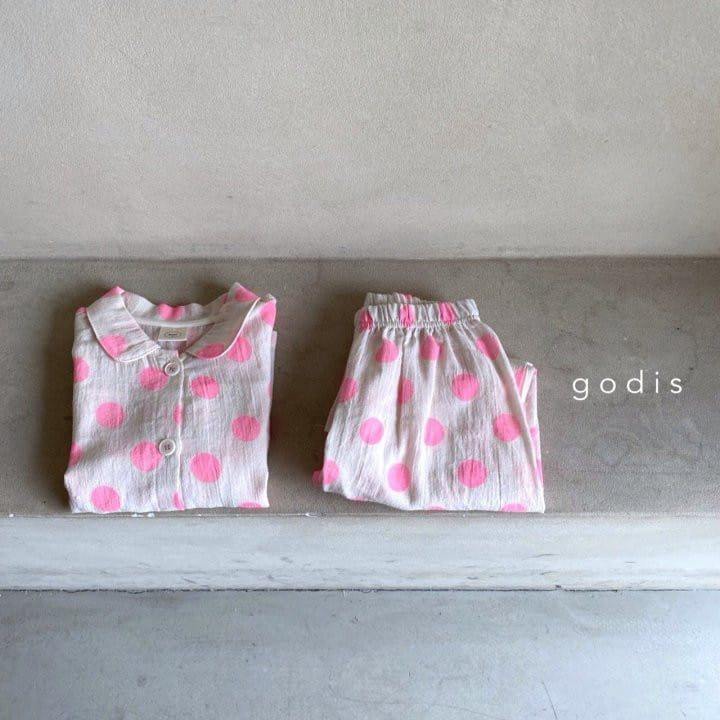 Godis - Korean Children Fashion - #childrensboutique - Circle Pajama  - 5