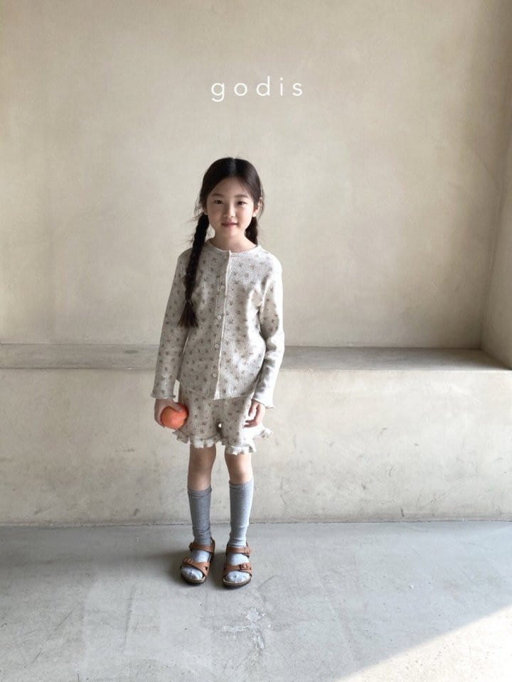 Godis - Korean Children Fashion - #discoveringself - Curley Top Bottom Set - 5