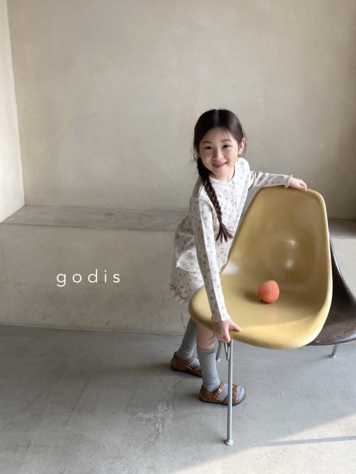 Godis - Korean Children Fashion - #kidsshorts - Curley Top Bottom Set - 7