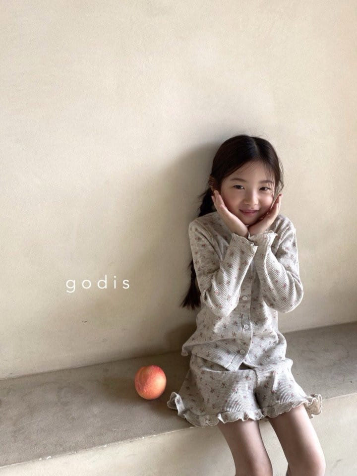 Godis - Korean Children Fashion - #kidzfashiontrend - Curley Top Bottom Set - 9