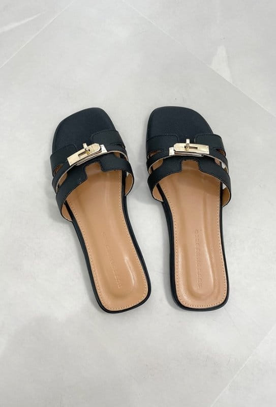 Golden Shoe - Korean Women Fashion - #momslook - 2159 Slippers  - 3