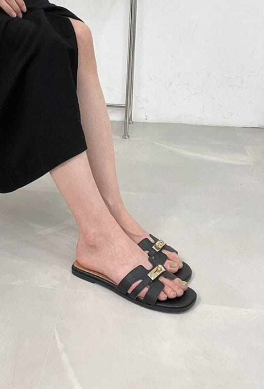 Golden Shoe - Korean Women Fashion - #momslook - 2159 Slippers  - 7