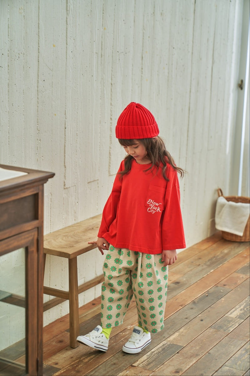 Green Tomato - Korean Children Fashion - #Kfashion4kids - NY Pocket Tee - 6